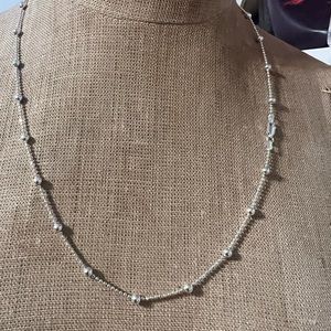 Silver necklace